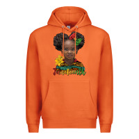 Carrot juneteenth african girl Premium Hoodie - BarkalooDesign