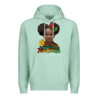 Seafoam juneteenth african girl Premium Hoodie - BarkalooDesign