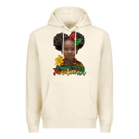 Tofu juneteenth african girl Premium Hoodie - BarkalooDesign