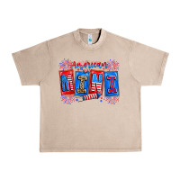 French Oak american mini Urban Heavy Tee - CowhideDigitalArt