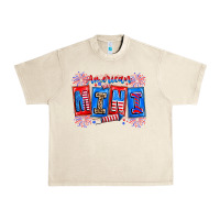 Sandshell american mini Urban Heavy Tee - CowhideDigitalArt