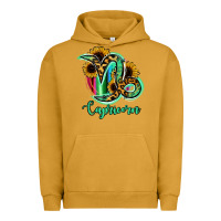 Pigment Peanut Butter Capricorn Zodiac Sign Sunflower Leopard Serape Urban Hoodie - RanaPortraitStore
