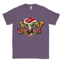 Lavender christmas joy baby cow Classic Tee - BarkalooDesign