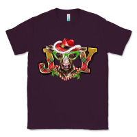 Plum christmas joy baby cow Classic Tee - BarkalooDesign