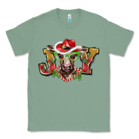Sage christmas joy baby cow Classic Tee - BarkalooDesign
