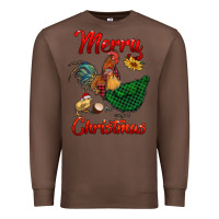 Chestnut merry christmas chickens Premium Sweatshirt - RanaPortraitStore
