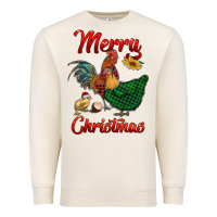 Sandshell merry christmas chickens Premium Sweatshirt - RanaPortraitStore