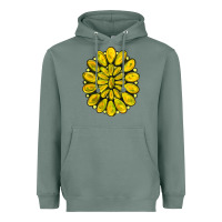Yellow  Gemstone Jewelny Heavyweight Hoodie | Teevron