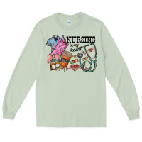 Matcha nursing in my heart Long Sleeve Tee - RacoonDesign