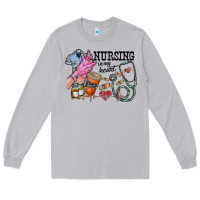Moon Dust nursing in my heart Long Sleeve Tee - RacoonDesign