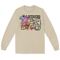 Mushroom nursing in my heart Long Sleeve Tee - RacoonDesign