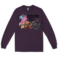 Plum nursing in my heart Long Sleeve Tee - RacoonDesign
