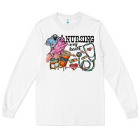 White nursing in my heart Long Sleeve Tee - RacoonDesign