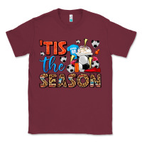 Burgundy tis the season  soccer  frappe coffee Classic Tee - FaDigitalArtStudio