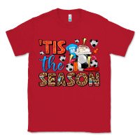 Red tis the season  soccer  frappe coffee Classic Tee - FaDigitalArtStudio