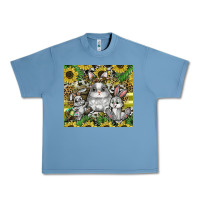 Pebble Blue easter Urban Heavy Tee - CowhideDigitalArt