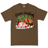 Cacao merry christmas pig Premium Tee - FaDigitalArtStudio
