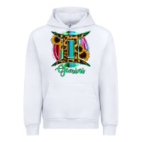 White Gemini Urban Hoodie - RanaPortraitStore