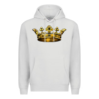 Dove Grey crown Premium Hoodie - BarkalooDesign