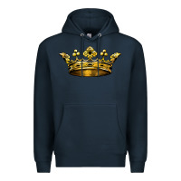 Navy crown Premium Hoodie - BarkalooDesign