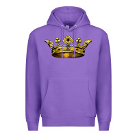 Purple crown Premium Hoodie - BarkalooDesign