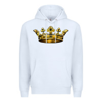 White crown Premium Hoodie - BarkalooDesign