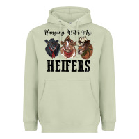 Matcha hanging with my heifers Heavyweight Hoodie - RanaPortraitStore