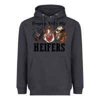 Smoke hanging with my heifers Heavyweight Hoodie - RanaPortraitStore