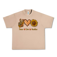 Burro Peace Love Sunshine Urban Heavy Tee - Jasminsmagicworld