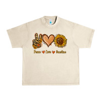 Sandshell Peace Love Sunshine Urban Heavy Tee - Jasminsmagicworld