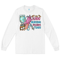 White nursing student tears Long Sleeve Tee - RacoonDesign