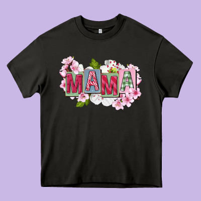 Mother's Day Mama Heavy Core Tee Designed By Fadigitalartstudio