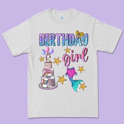 Birthday Girl Premium Tee Designed By Bundleandbundleshop