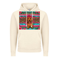 Vintage Artic dachshund puppy floral Vintage Hoodie - Artiststas