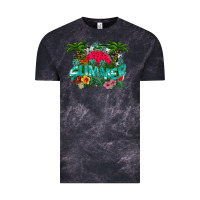 Cloud Black Summer Vintage Tee - CowhideDigitalArt