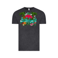 Vintage Black Summer Vintage Tee - CowhideDigitalArt