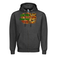 Charcoal Heather coffee and christmas cheer Zipper Hoodie - RanaPortraitStore