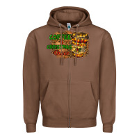 Chestnut coffee and christmas cheer Zipper Hoodie - RanaPortraitStore