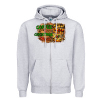 Heather Grey coffee and christmas cheer Zipper Hoodie - RanaPortraitStore