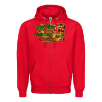 Red coffee and christmas cheer Zipper Hoodie - RanaPortraitStore