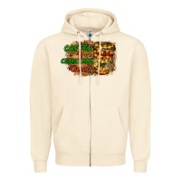 Sandshell coffee and christmas cheer Zipper Hoodie - RanaPortraitStore