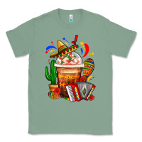 Mexican Frappe With Cactus Sombrero And Maracas Classic Tee | Teevron