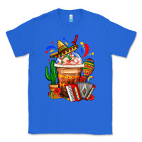 True Royal Mexican Frappe With Cactus Sombrero And Maracas Classic Tee - FaDigitalArtStudio