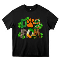Black St. Patricks Dog Mom Heavy Core Tee - FaDigitalArtStudio