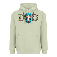 Matcha western dad with gemstone and skull Heavyweight Hoodie - RanaPortraitStore