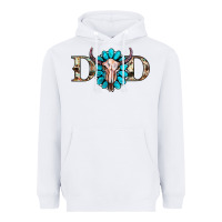 White western dad with gemstone and skull Heavyweight Hoodie - RanaPortraitStore