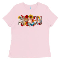 Bubblegum Pink amen Ladies Tee - RacoonDesign