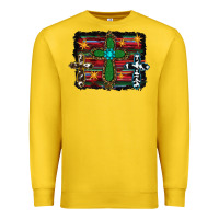 Lemon cross leopard cowhide glitter serape Premium Sweatshirt - RanaPortraitStore
