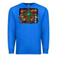 True Royal cross leopard cowhide glitter serape Premium Sweatshirt - RanaPortraitStore