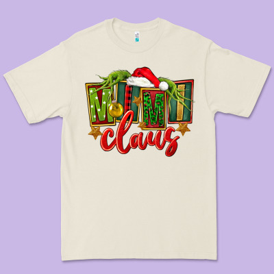 Christmas Mimi Claus Premium Tee Designed By Fadigitalartstudio